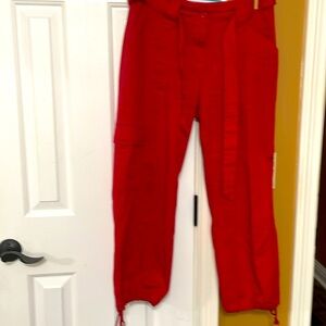 Clio size 6 red pants